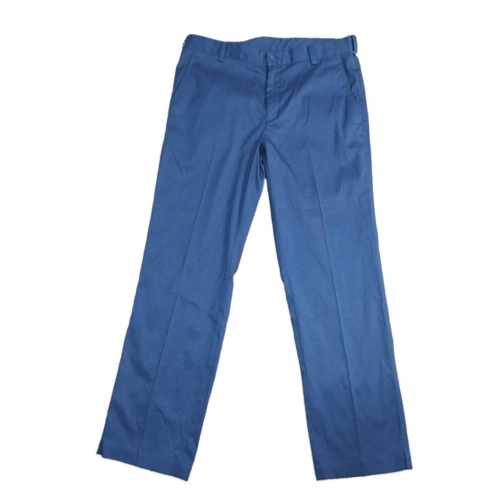 ​Nike Golf Men's Navy Blue Dri-FIT Pants 34x32 NWOT Flat Front Athletic Preppy